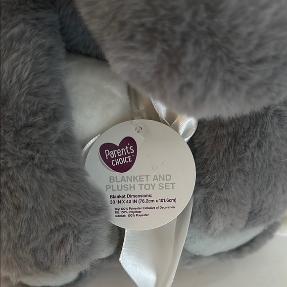 Plush Elephant Toy with Blanket - Picture 2 of 5